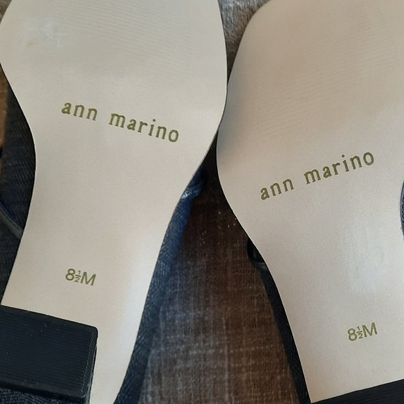 Vintage Ann Marino Strappy Square Open Toe Heels, Size 8.5 - Picture 7 of 10